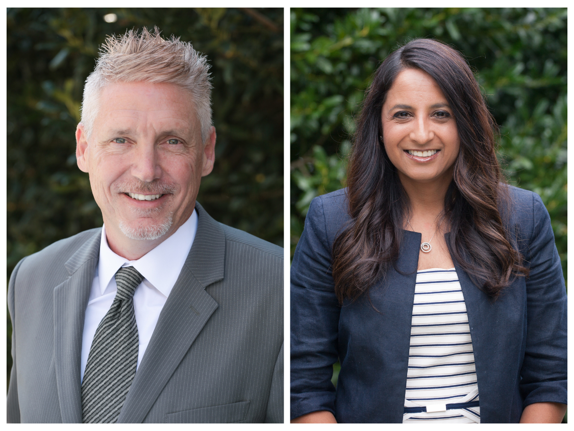 Headshot photos of Dan Jernigan, Chief Compliance Officer, and Asha Nivison, Chief Information Officer.