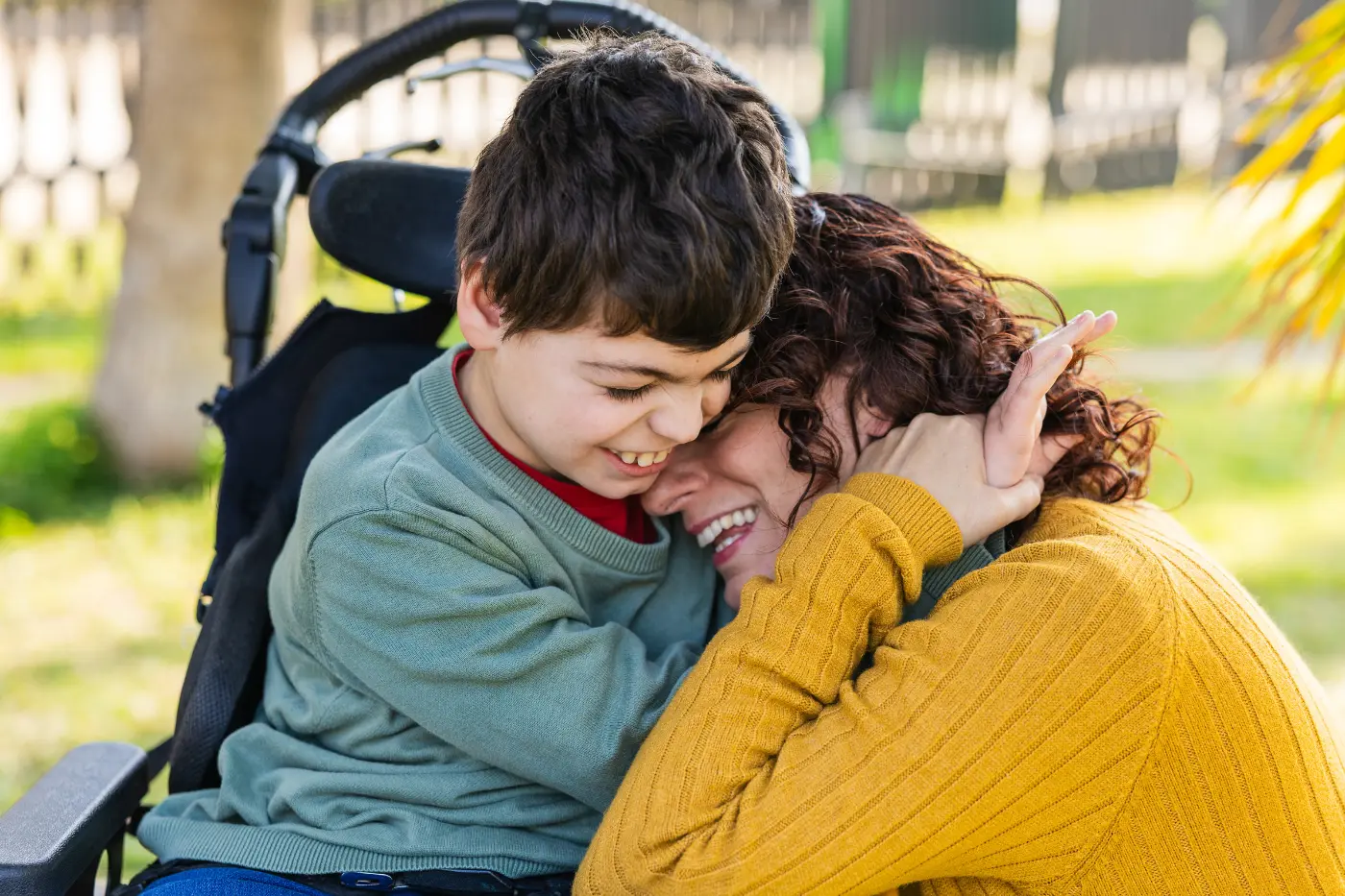 Special needs trusts protect families, like the mother and her special needs child pictured here.